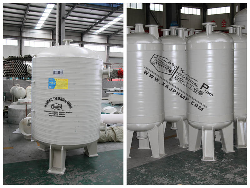 新安江工業泵PPH纏繞真空計量罐，理想的化工腐蝕性介質計量存儲設備